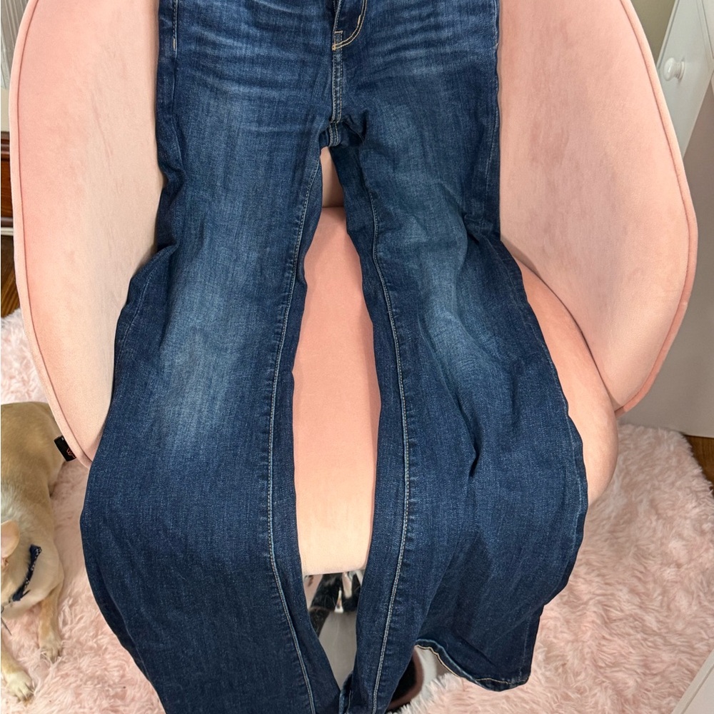 American Eagle Outfitters Dark Blue Flare Jeans